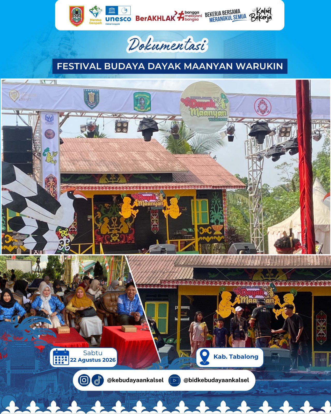 FESTIVAL BUDAYA DAYAK MAANYAN WARUKIN