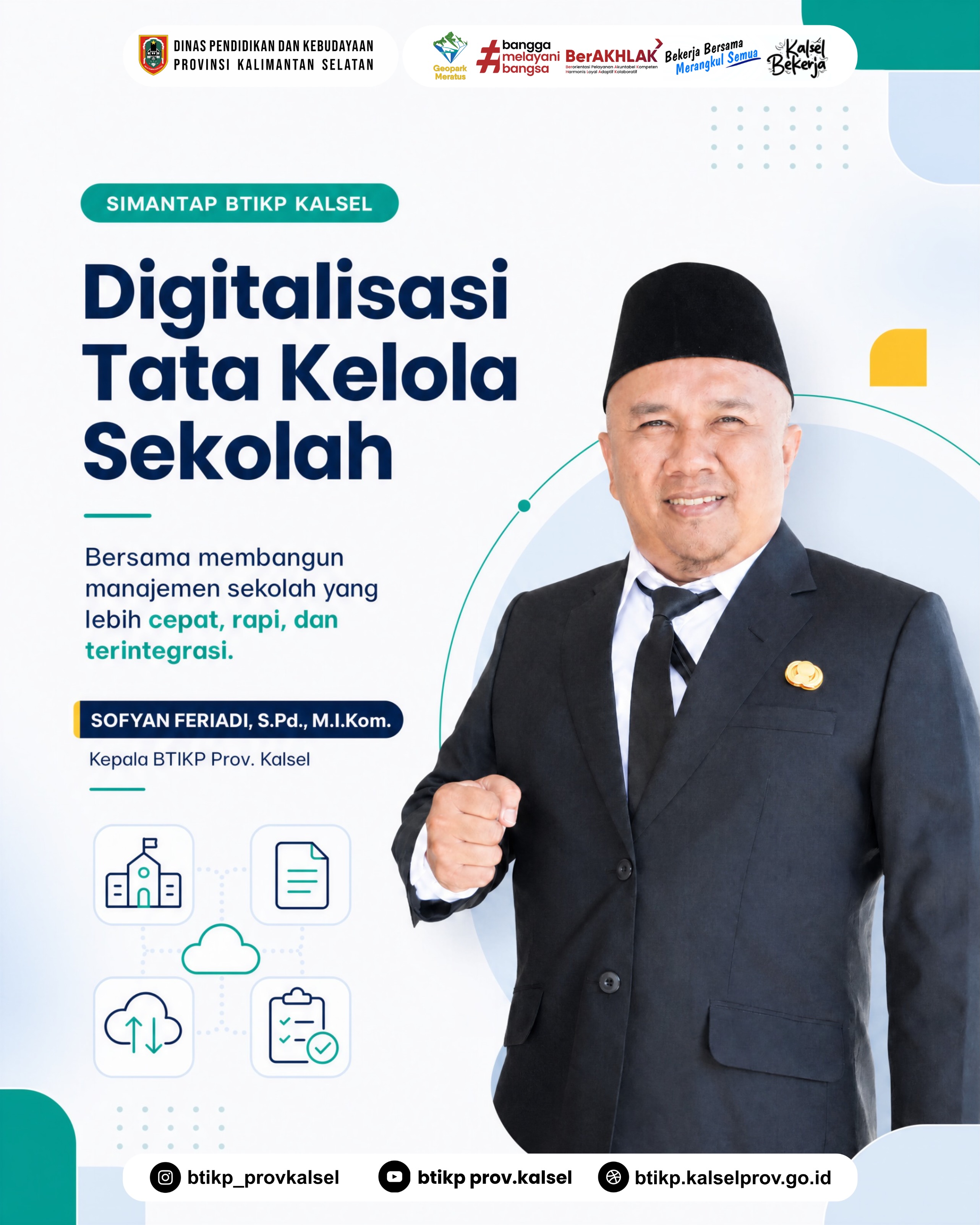 SIMANTAP BTIKP KALSEL - DIGITALISASI TATA KELOLA SEKOLAH