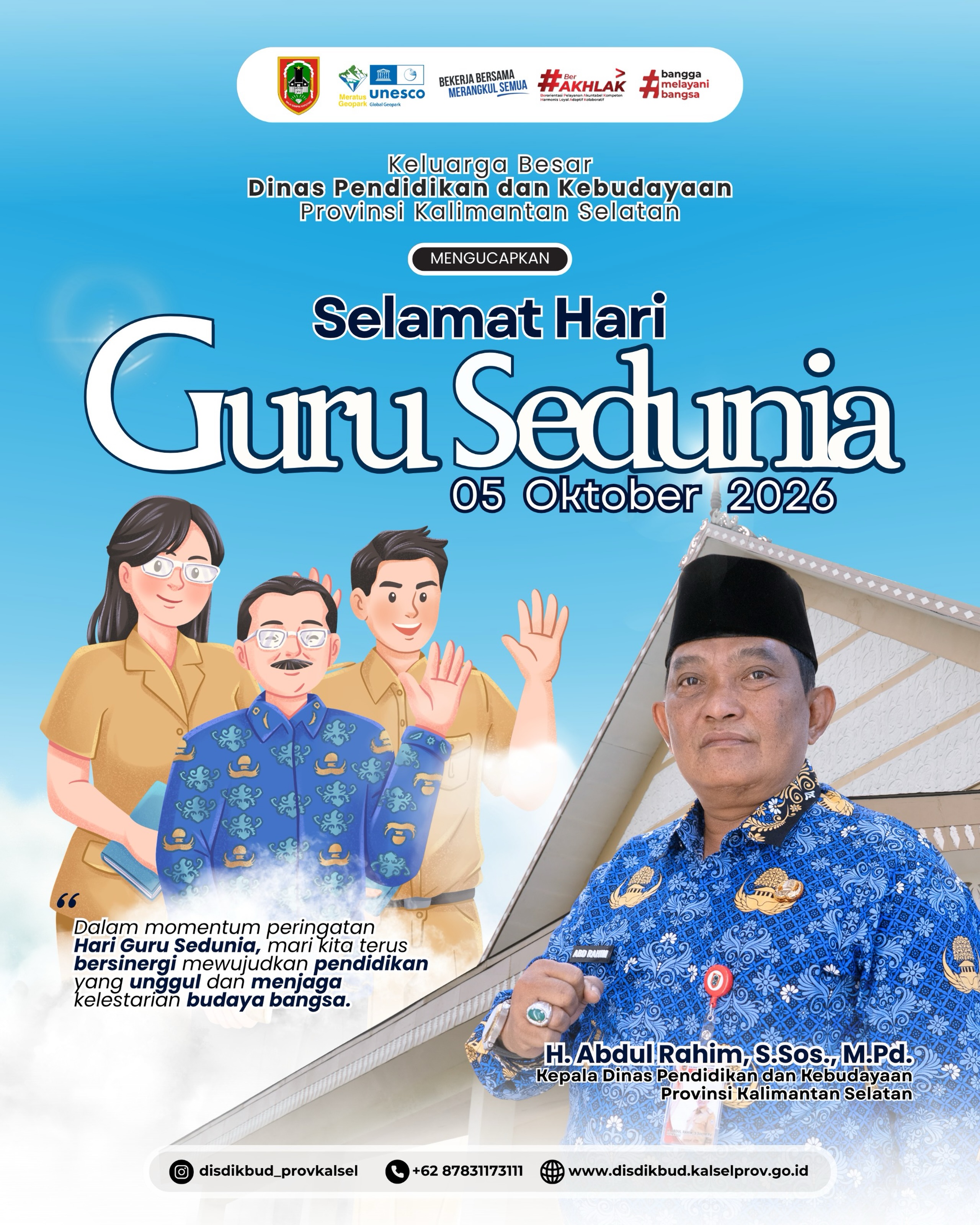 SELAMAT HARI GURU SEDUNIA - 05 OKTOBER 2026