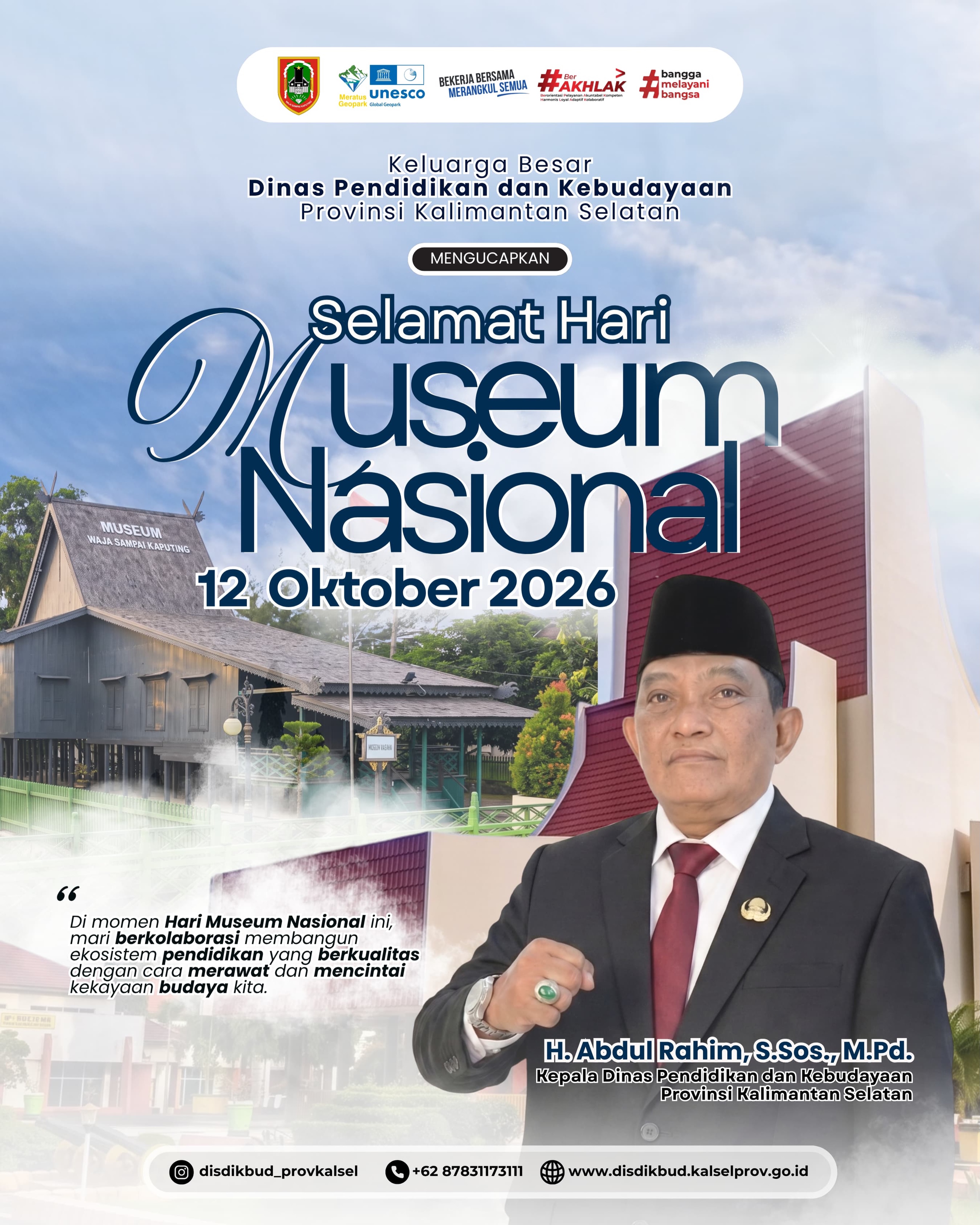SELAMAT HARI MUSEUM NASIONAL 12 OKTOBER 2026